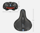 Bike Seat Big Wide Bum Bicycle Saddle Sporty Gel Cruiser Extra Comfort Soft Pad