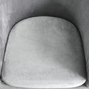 Tub Chair Cover + Cushion Cover  Velvet Grey