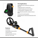nzmegabuy hobby metal detector with LCD screen and shovel for outdoor treasure hunting in parks and on beaches