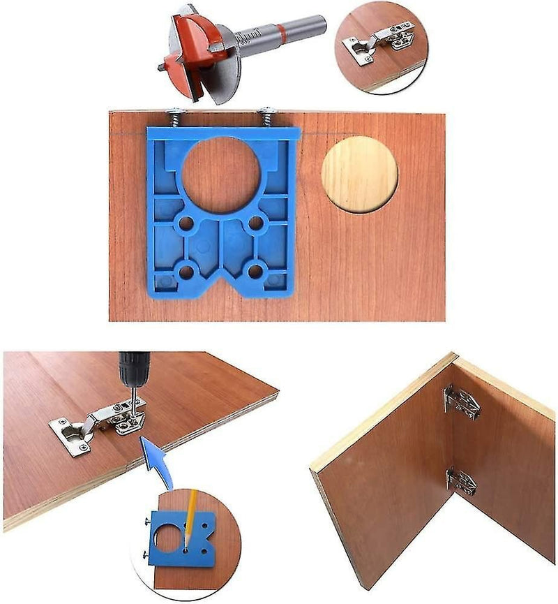 35mm Hinge Hole Saw Kit Drill Bit Kit Wood Cutter For Wood Plastic 35mm