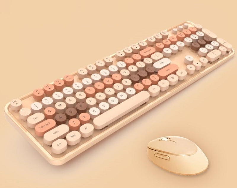 Wireless Keyboard And Mouse Set Rechargeable Full Size Usb Keyboard Mouse Combo