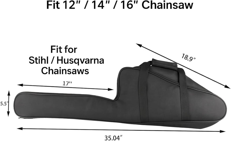 Chainsaw Carry Case Bag & Bar Cover * 2 sizes & 2 colors