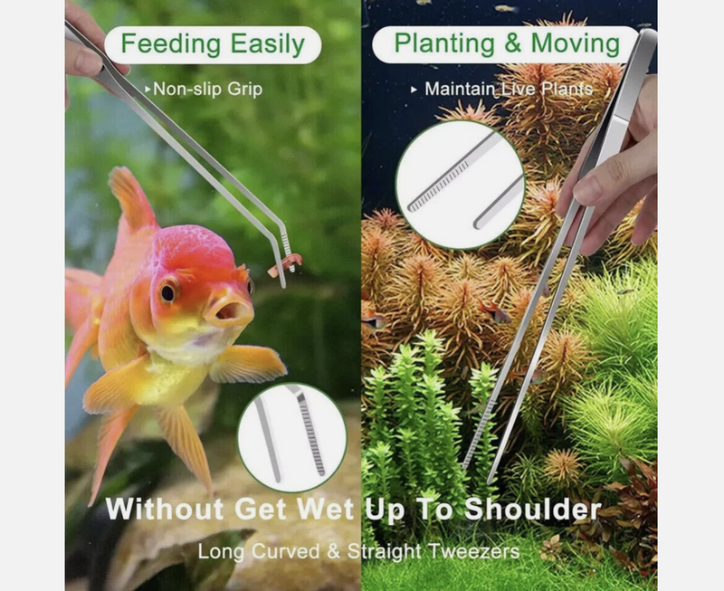 Aquarium Tool Kit Stainless Steel  5pc Combo