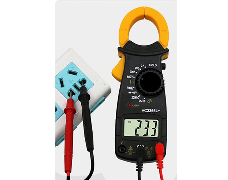 Digital Clamp Meter Multimeter – AC/DC Voltage & AC Current Tester