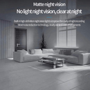 nzmegabuy mini wireless security camera showing clear black and white night vision footage of a modern living room