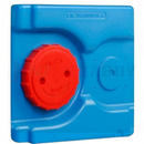 nzmegabuy 40L portable water tank featuring a bright red screw cap on a durable blue HDPE surface for camping