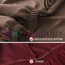 Stretch Sofa Cover Lounge Couch Removable Slipcover 'Feather *4 Sizes