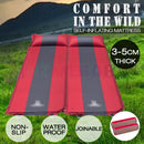 Self Inflating Single Camping Sleeping Mattress Air Bed Hiking Red