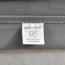 Tub Chair Cover + Cushion Cover  Velvet Grey