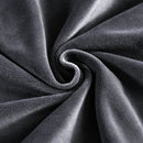 Tub Chair Cover + Cushion Cover  VELVET   Dark Grey