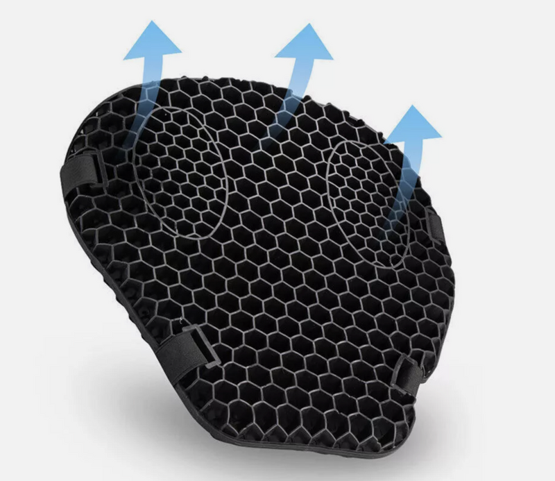 Universal Motorcycle Seat Cushion Cover Comfort Gel Pillow Pad Pressure Relief