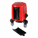 nzmegabuy red 360-degree self-leveling laser level tool with battery compartment open