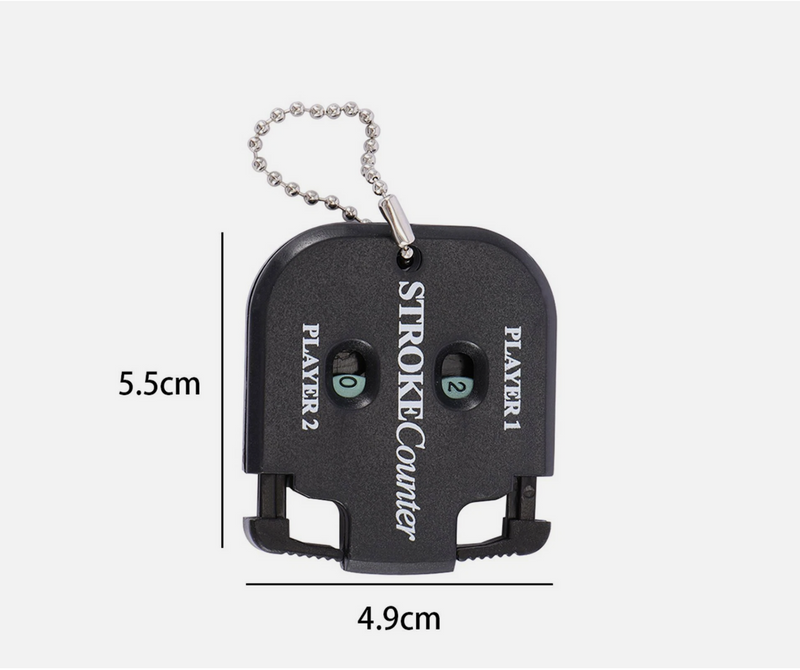 Golf Count Shot Stroke Putt Score Counter Two Digit Scoring Keeper Black