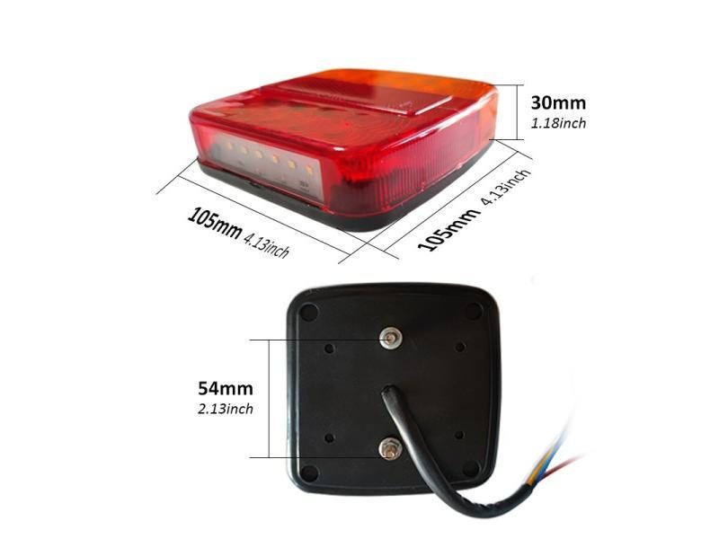 LED Trailer Tail Lights 2pc
