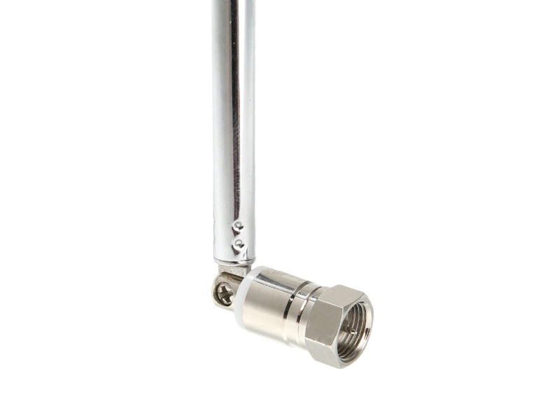 FM Telescopic Antenna 75 Ohm Radio Tuner Reception