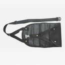 nzmegabuy black memory foam airplane footrest hammock with adjustable straps for travel comfort and leg support