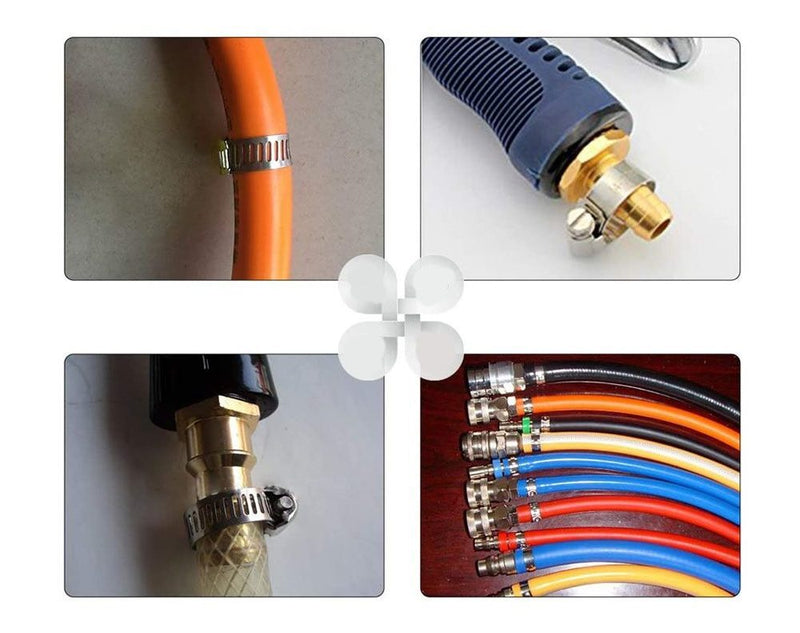 Stainless Steel Hose Clamps 60Pcs