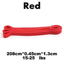 nzmegabuy red heavy-duty latex resistance loop band for strength training and mobility exercises