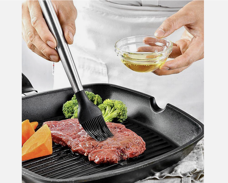 13PCS Silicone Kitchen Utensil Set Stainless Steel Handle Non-Stick Cooking Tool