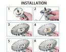 8-Inch Knotted Steel Wire Brush-Cutter Head
