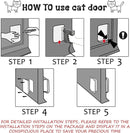 Pet Door With Lock For Cat Puppy Dog Door With Lock