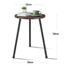 Side Table Bedside *Rimu + Black
