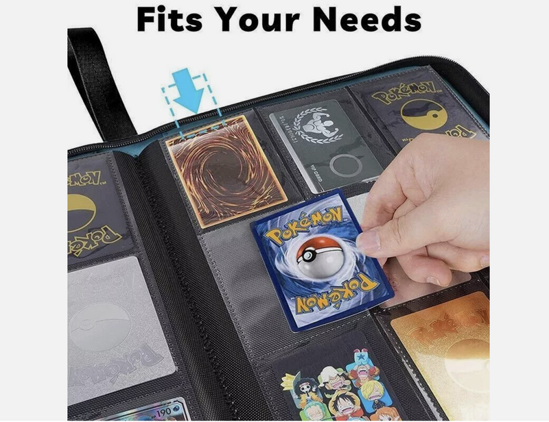 900 Pockets Cards Holder Storage Bag 900 Card Holder Capacity Album Collector