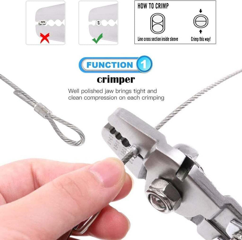 Wire Rope Crimping Tool Set