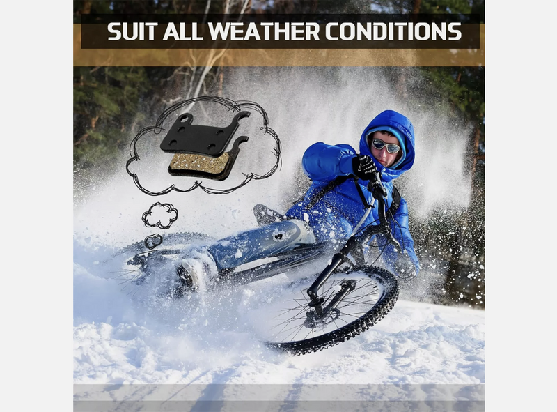 2 pair Mountain Bike Bicycle Disc Brake Pads For Shimano Hydraulic Mechanical