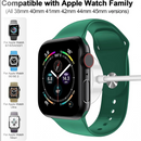 nzmegabuy white magnetic USB-C fast charging cable attached to a black Apple Watch with a green silicone band