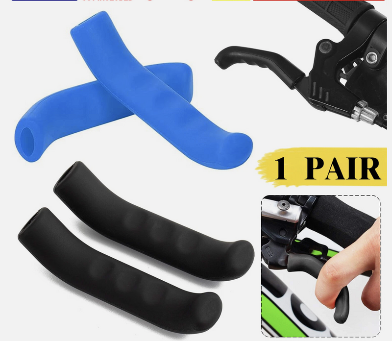 1Pair MTB Bicycle Grips Sleeves Bike Protector Covers Silicone Brake Lever * 2 Colors