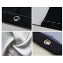 nzmegabuy waterproof polyester shower curtain detail showing metal grommets and water-repellent fabric texture
