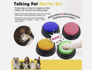 Pet Starter Recordable Talking Speaking Buttons Dog Training Communication Toys