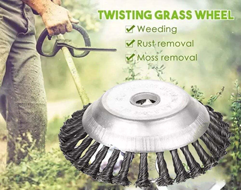 8 Inch Steel Wire Brush Cutter Trimmer Head Sets In Stock Deal