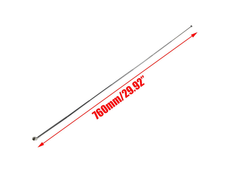 FM Telescopic Antenna 75 Ohm Radio Tuner Reception