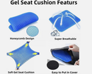 Double Layer Gel Honeycomb Seat Cushion