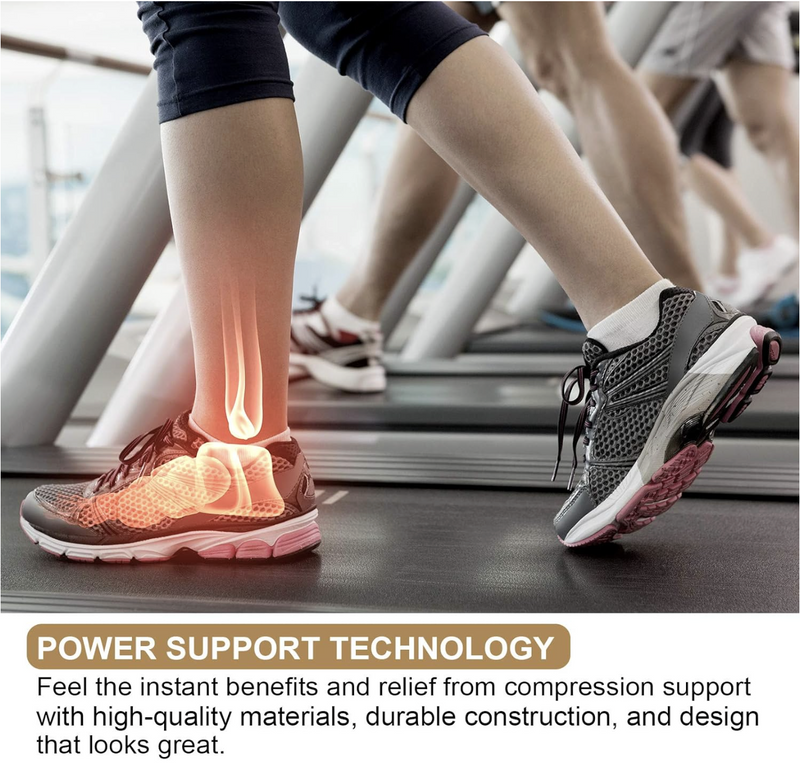 1 Pair Plantar Fasciitis Compression Socks Heel Foot Arch Pain Relief Support * 2 Sizes