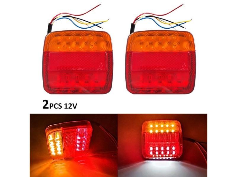 LED Trailer Tail Lights 2pc