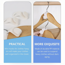 nzmegabuy white plastic clothes hanger connector hooks for space-saving closet organization and cascading storage