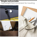 nzmegabuy white magnetic USB-C fast charging cable for Apple Watch stored in a travel bag with notebooks and pens