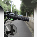 nzmegabuy black rubber-gel motorcycle handlebar grips with anti-slip diamond texture for 22mm bars