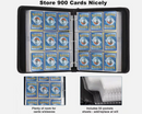 900 Pockets Cards Holder Storage Bag 900 Card Holder Capacity Album Collector