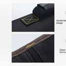 nzmegabuy 22 pocket tool bag showing reinforced handle stitching and durable zipper tail construction