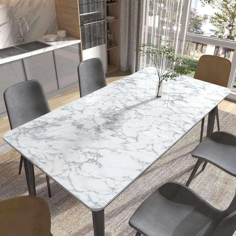 5M Marble Wall Sticker Decor Roll Wallpaper Self Adhesive Contact Paper PVC * 2 Colors