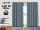 Blockout Curtain Eyelet  2PC Navy Blue *2 Sizes