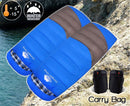 Winter Camping Envelope Sleeping Bag Single -15°C Blue