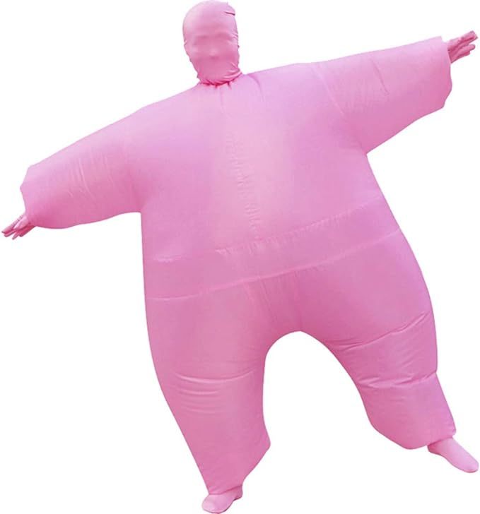 Inflatable Fancy Chub Fat Masked Suit Costume Blow Up Dress *9 Colors