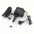 nzmegabuy 3-in-1 black aquarium filter pump with power cord, air tubing, and corrugated hose for water circulation