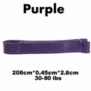 nzmegabuy purple heavy-duty latex resistance loop band for strength training and mobility exercises