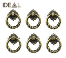 Vintage Cabinet Drawer Handles Ring Knob Round Pulls